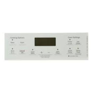GE Part# WB07X26748 Faceplate (OEM) Scr-Wh