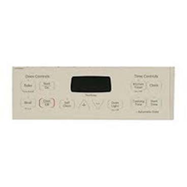 GE Part# WB07X22602 Faceplate Graphics (OEM) Bisque