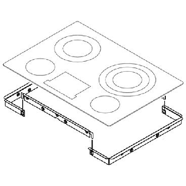 Whirlpool Part# W10749638 Cooktop (OEM)