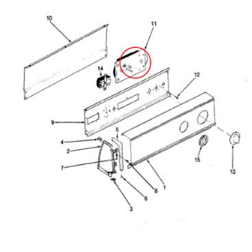 Whirlpool Part# 53-1800 Timer (OEM)