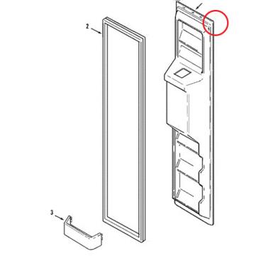 Whirlpool Part# 61005121 Insert (OEM)