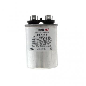 Packard Part# PRC10A Round Run Capacitor (OEM) 10MFD,370V