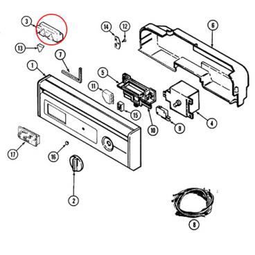 Whirlpool Part# 903507 Switch (OEM)