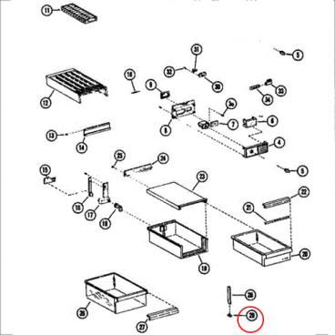 Whirlpool Part# B0571201 Support (OEM)