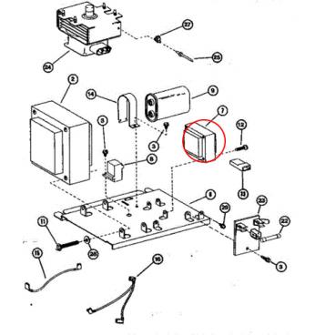Whirlpool Part# C8807808 Filament Transformer (OEM)