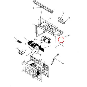 Whirlpool Part# DE64-00754A Outer Panel (OEM)