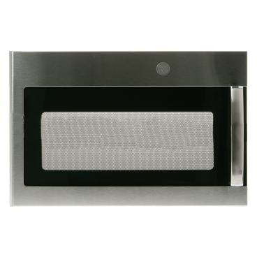 GE Part# WB56X30297 Door w/ Logo (OEM) Stainless Steel