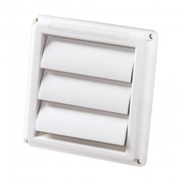 Deflecto Part# HSF4W Hood Flush Mount With Bars (OEM) 4 Inch White