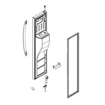 Whirlpool Part# LW11026427 Fip Door (OEM)