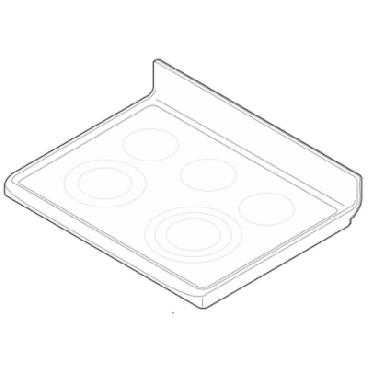 Frigidaire Part# 5304509245 Main Glass Cooktop - Black (OEM)