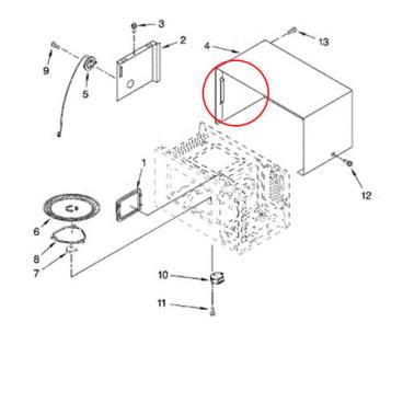 Whirlpool Part# W10178212 Outer Case (OEM)