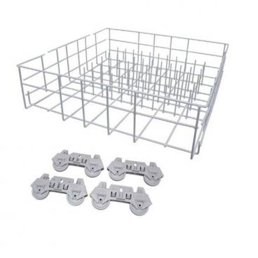 Whirlpool Part# W10203868 Lower Dishrack Assembly (OEM)