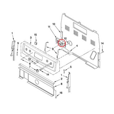 Whirlpool Part# W10271737 Electronic Control (OEM)