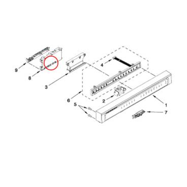 Whirlpool Part# W10473200 Electronic Control (OEM)