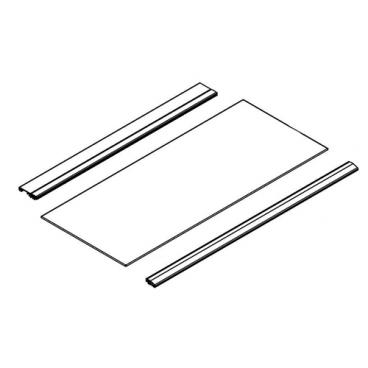 Whirlpool Part# W11105826 Glass Shelf (OEM)