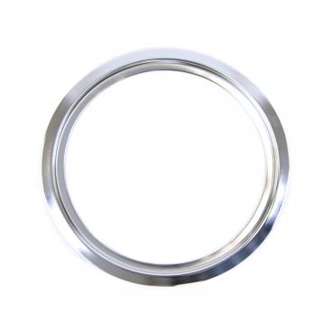 GE Part# WB31X0055 Burner Trim Ring (OME) 8 in, Chrome