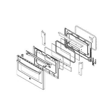 GE Part# WB34X21727 Door Insulation (OEM)