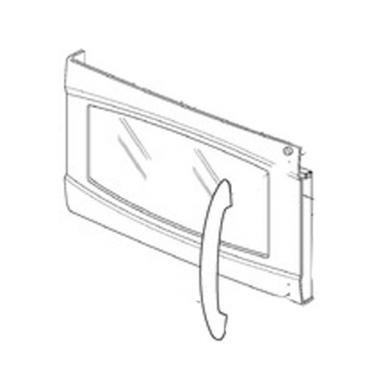 GE Part# WB56X10916 Door Assembly (OEM)