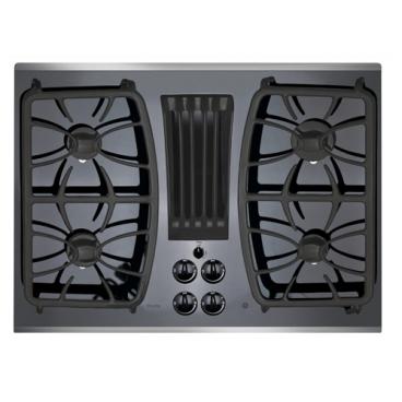 GE Part# WB62X25215 Maintop Glass (OEM) Black