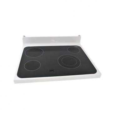GE Part# WB62X25975 Glass Cooktop Assembly (OEM) White