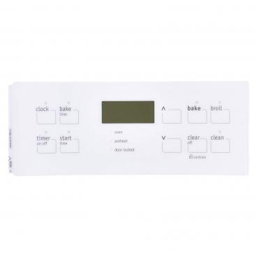 Frigidaire FFED3015PWB Touchpad Control Panel Overlay (White) Genuine OEM