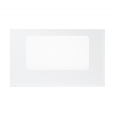 GE JGBP35WEA7WW Outer Door Glass Panel - White - Genuine OEM