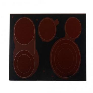 GE PS960FL3DS Maintop Glass Assembly (Black) - Genuine OEM