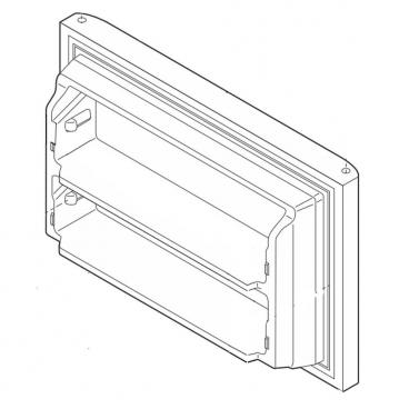 Kenmore 253.67952801 Freezer Door Panel Assembly - Genuine OEM