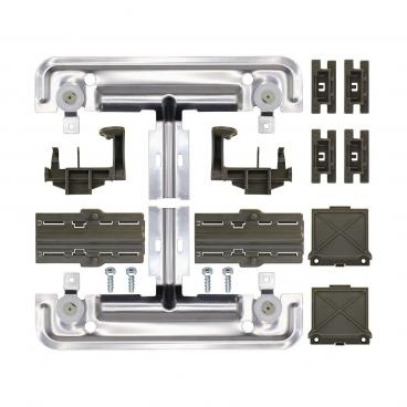 Kenmore 665.13202N411 Dishwasher Rack Adjuster Kit (White Wheels) - Genuine OEM