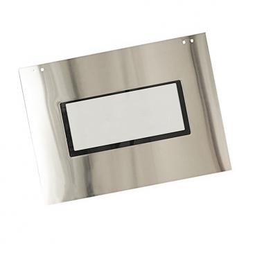 KitchenAid KEMC307KBT03 Outer Door Panel/Glass - Stainless - Genuine OEM