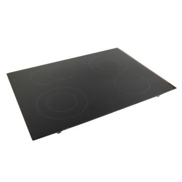 KitchenAid YKESS907SS05 Main Glass Cooktop Replacement - Black Genuine OEM