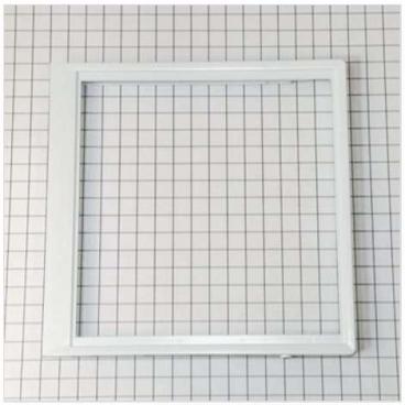 White Westinghouse WRS26MF5ASM Lower Crisper Drawer Frame-Cover - NO Glass - Genuine OEM