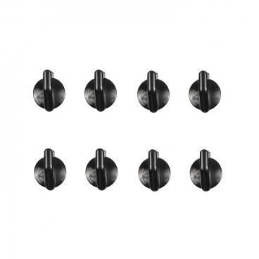 Bosch Part# 00635147 Burner Knob Set (OEM) Black