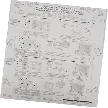 Bosch SHP65T56UC/07 Panel Installation Instructions - Genuine OEM