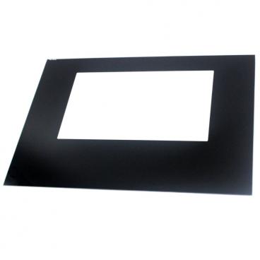 Crosley CCRE3860LBA Outer Oven Door Glass Panel (Black) - Genuine OEM