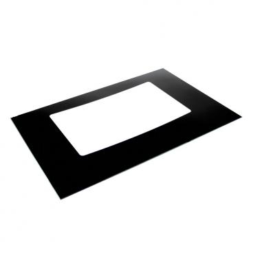 Crosley CRG3480GWBB Glass Outer Oven Door Panel (Black, Approx. 19.25 X 29.5in) - Genuine OEM