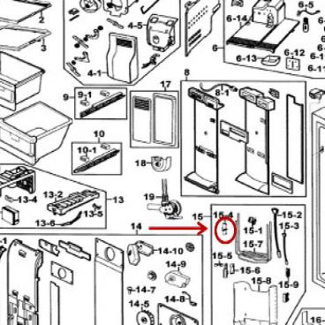 Samsung Part# DA61-06691A Wire Fixer (OEM)