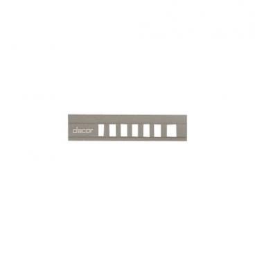Dacor RV30 Downdraft Vent Keypad Bezel - Genuine OEM