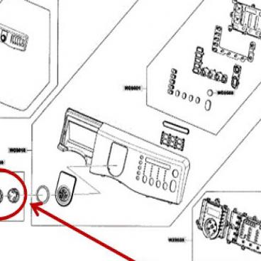Samsung Part# DC97-15591B Housing Drawer Assembly (OEM)