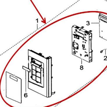 Samsung Part# DE94-02414F Box Control (OEM)
