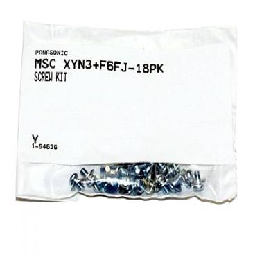 Panasonic Part# XYN3+F6FJ-18PK Screw Kit (OEM)