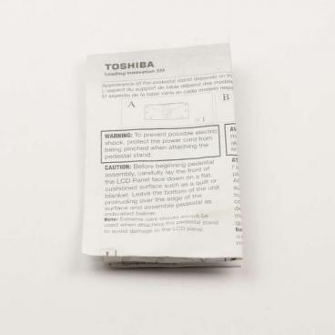 Toshiba Part# 75022767 Manual, Pedestal Assembly (OEM)