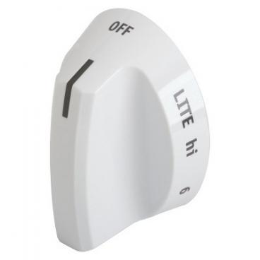 Frigidaire CFGF3017LWC Temperature Control Knob (White) - Genuine OEM