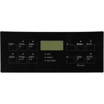 Frigidaire DGGF3045RFA Clock Overlay (Black) Genuine OEM