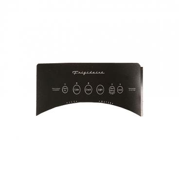 Frigidaire GLHS37EHSB3 Dispenser Control Overlay (Black) Genuine OEM