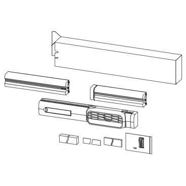 CFD28WIQBE Window Slider Kit - Genuine OEM