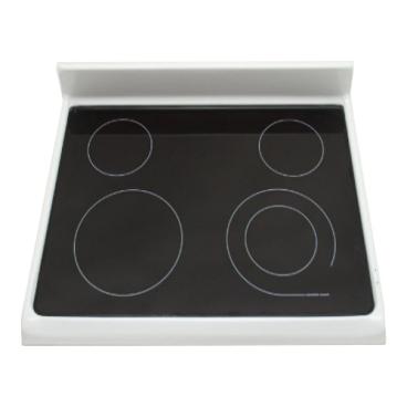 CRG3150PWC Glass Cook Top Panel (White and Black) - Genuine OEM