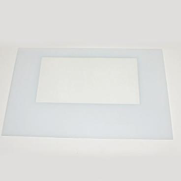 CRG3490LWE Outer Oven Door Glass Panel (White) - Genuine OEM
