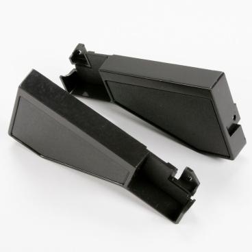 Frigidaire FES387CFBA Control Panel End Cap Trim Set (Black) - Genuine OEM
