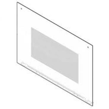Frigidaire FFEW3026TWB Outer Oven Door Glass Panel - White - Genuine OEM